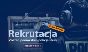 Baner do rekrutacji w policji