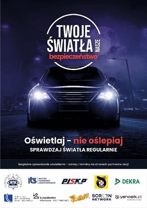 Grafiki akcji Twoje  światła-nasze bezpieczeństwo