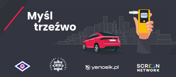 Plakat kampani MYŚL Trzeźwo