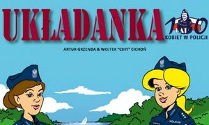 Garfaika pokazująca pierwszą stronę komiksu układanka do kampani #zaginioneNie Zapomniane