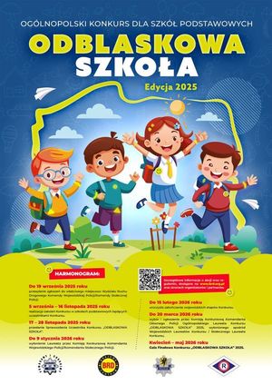 Grafika akcji Odblaskowa Szkoła