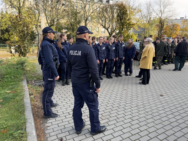 Próbna ewakuacja w chojnickiej Szkole Technicznej